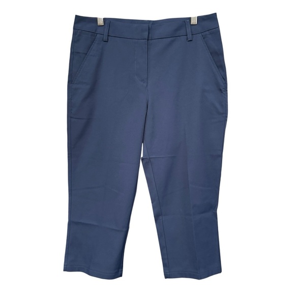 PUMA Women’s Navy Capri Golf Pants Size 6 Cropped - Picture 1 of 6